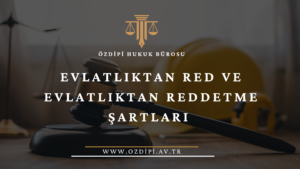 EVLATLIKTAN RED VE EVLATLIKTAN REDDETME ŞARTLARI