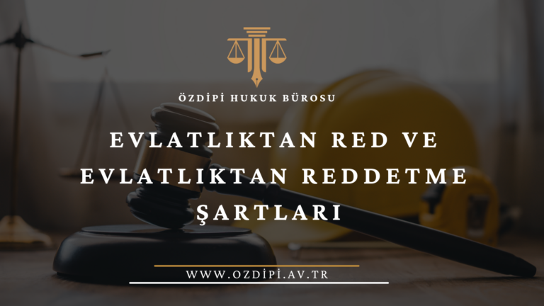 EVLATLIKTAN RED VE EVLATLIKTAN REDDETME ŞARTLARI